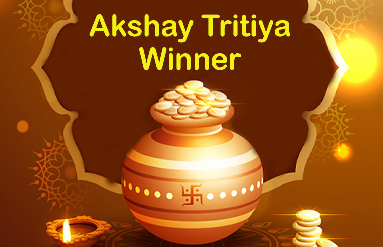 Quick Ride, Akshaya Tritiya Gold Coin winner, 2019
