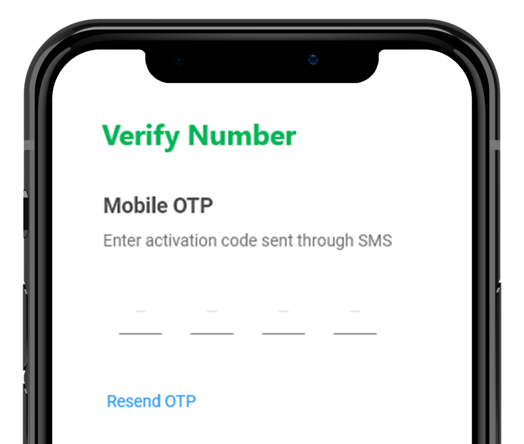 Mobile Number Verification through OTP 