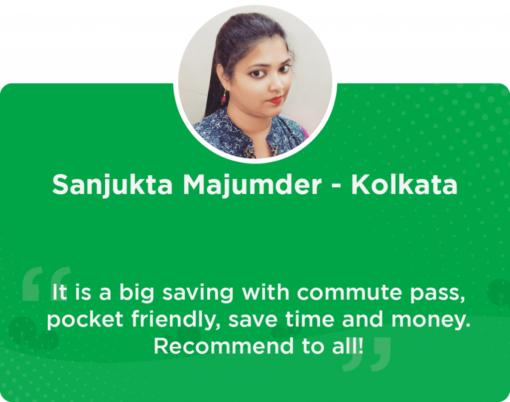 Sanjukta Quick Ride Kolkata User