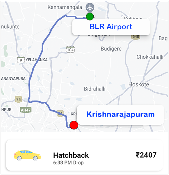 Taxi-from-airport-to-kr-puram