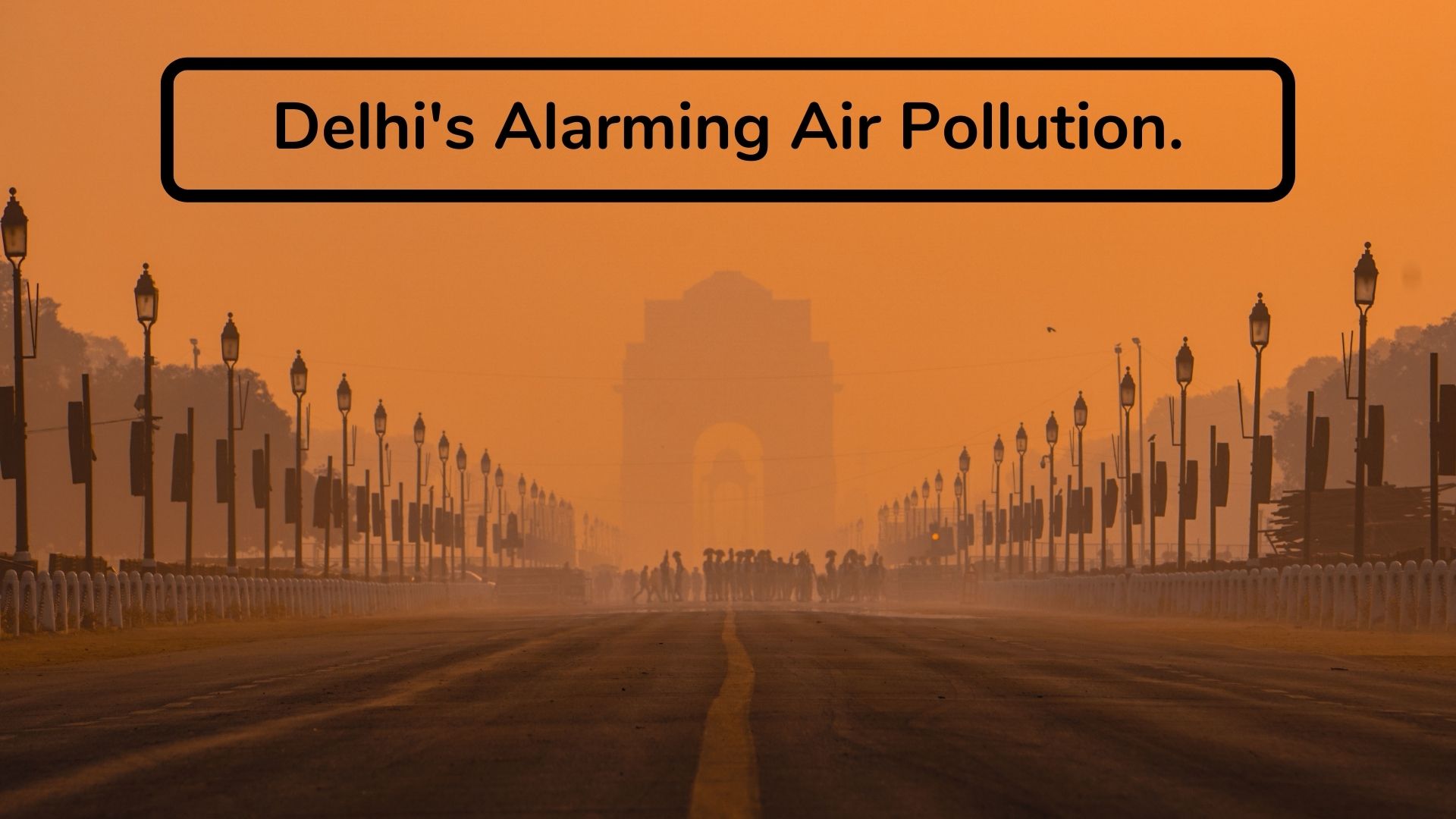 Delhi alarming air pollution